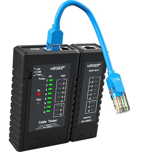 NF-468CS Network Cable Tester for Ethernet and Telephone Cable Testing