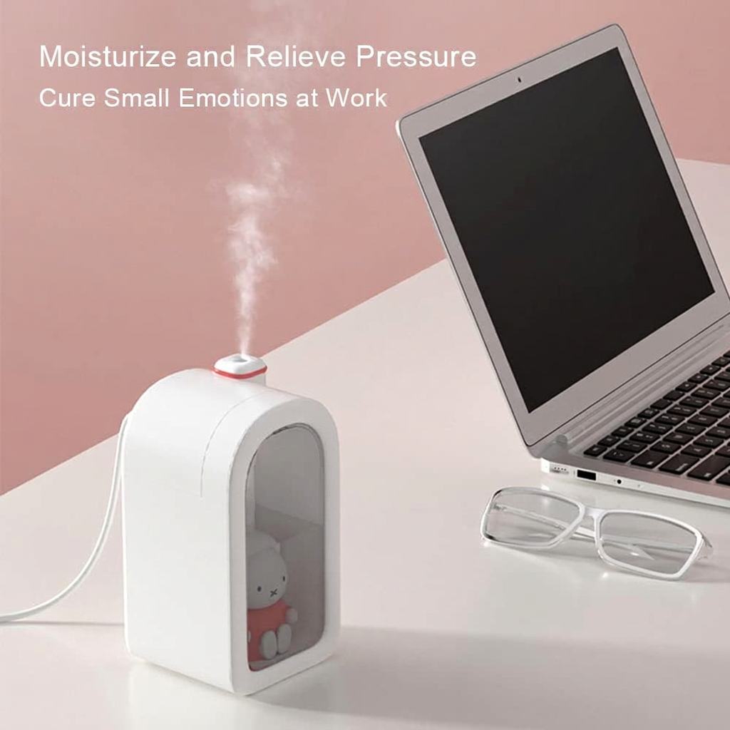 Mini cool mist humidifier with built-in night light