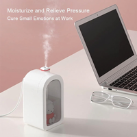 Mini cool mist humidifier with built-in night light