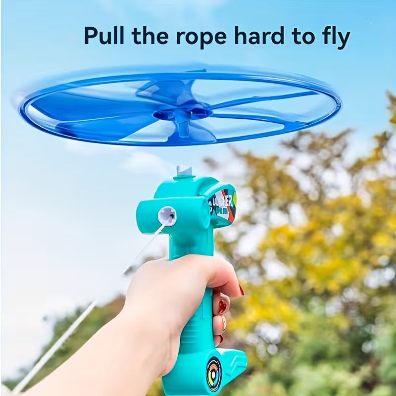 No battery rotating flying toy for boys and girls