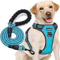 No Pull Dog Harness Adjustable with Reflective Oxford Material for Medium and Large Dogs