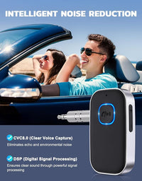 Noise Cancelling Bluetooth Receiver For Clear Calls
