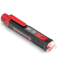 Non contact voltage tester pen with LCD display showing signal percentage