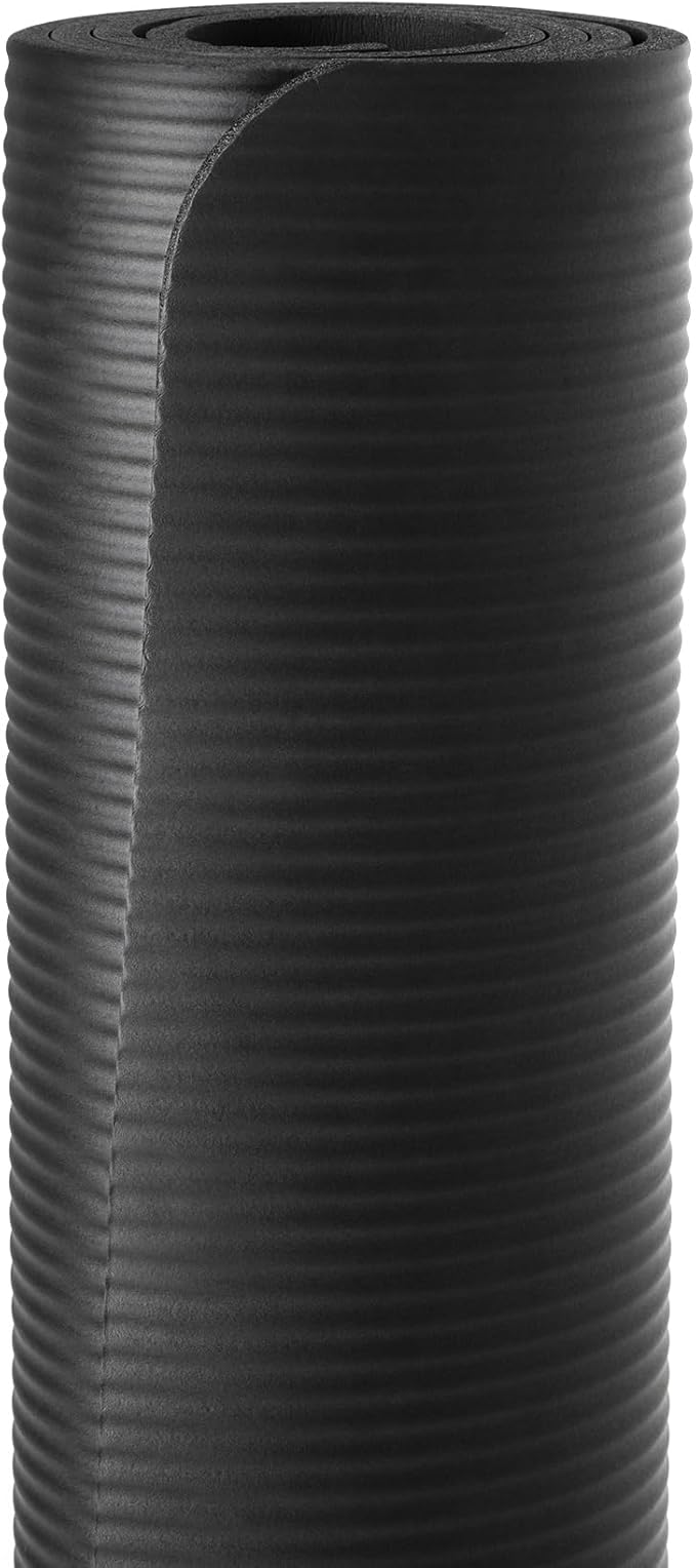 Non slip exercise mat for yoga pilates and stretching