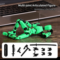 Close-up of Nova Titan and Lucky 13 figures, highly detailed with multi-jointed articulation