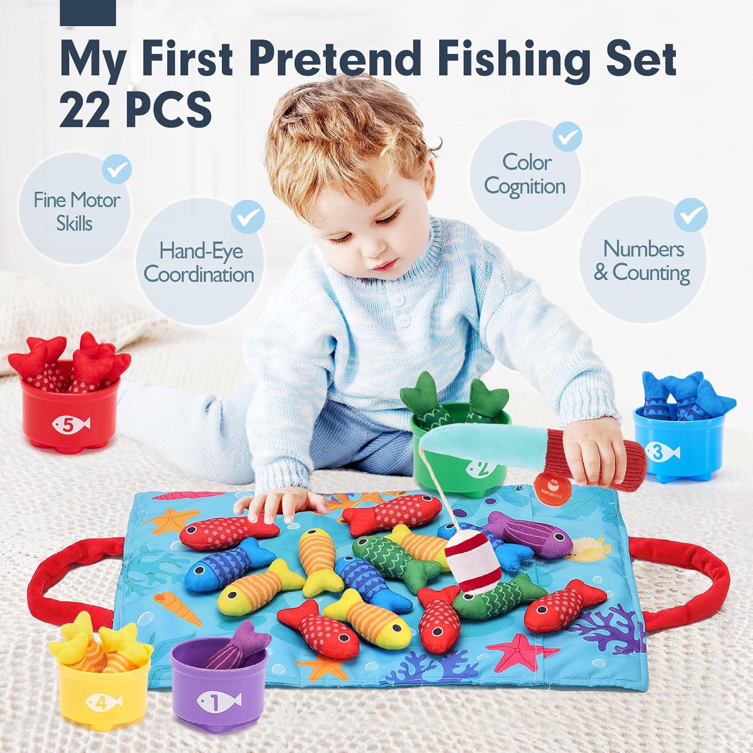 Number counting toys for babies learning game