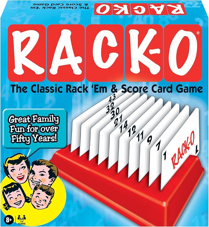 Number sequencing card game for kids and adults
