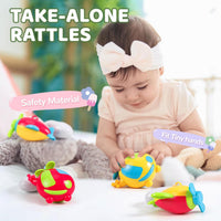Music and volume controls on nursery crib mobile