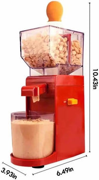 Compact nut butter preparation appliance