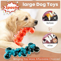 Textured nylon dog activity toy set