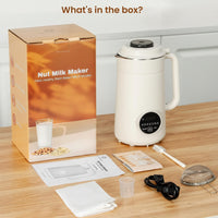 electric nut milk machine with hot soup maker
