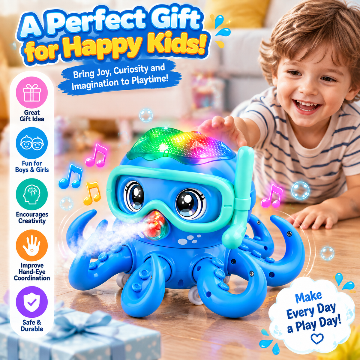 Ocean animal octopus toy for kids