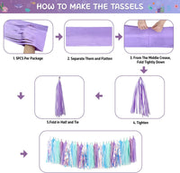  Ocean theme birthday party decorations with mermaid accessories