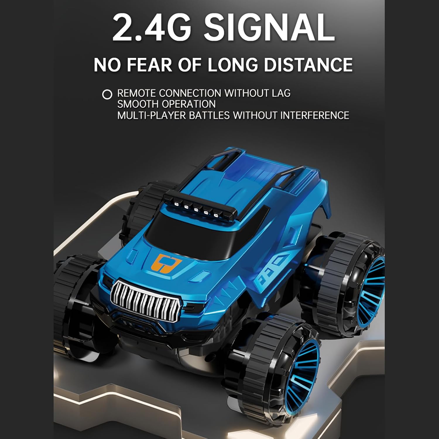 Off-road RC car for kids with stunt movement