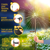 solar curtain lights hanging on garden wall patio balcony for outdoor decoration
