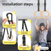 1.25 inch olympic gym rings for calisthenics and bodyweight workouts