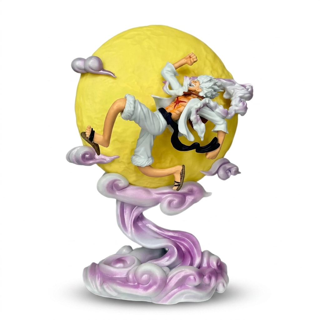 One Piece Nika Form Light-Up Figure, showcasing vibrant lighting and detailed design