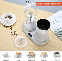 Electric coffee maker with convenient one-touch operation