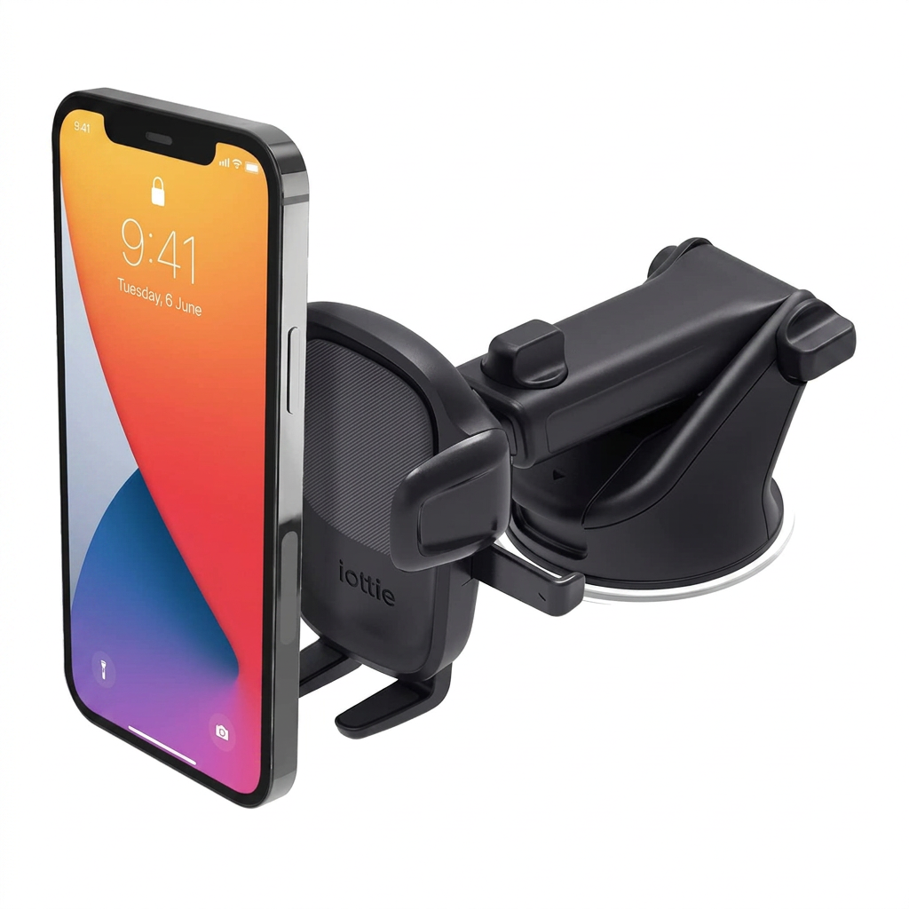 360 rotation car phone mount for adjustable viewing