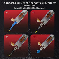 Optical fiber cable tester tool for telecom maintenance