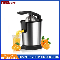 Orange juicer with adjustable pulp control settings