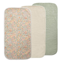 Organic cotton water repellent changing pad liners, soft and leakproof, set of 2.