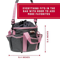 organizer tote bag included for 7-piece horse grooming kit