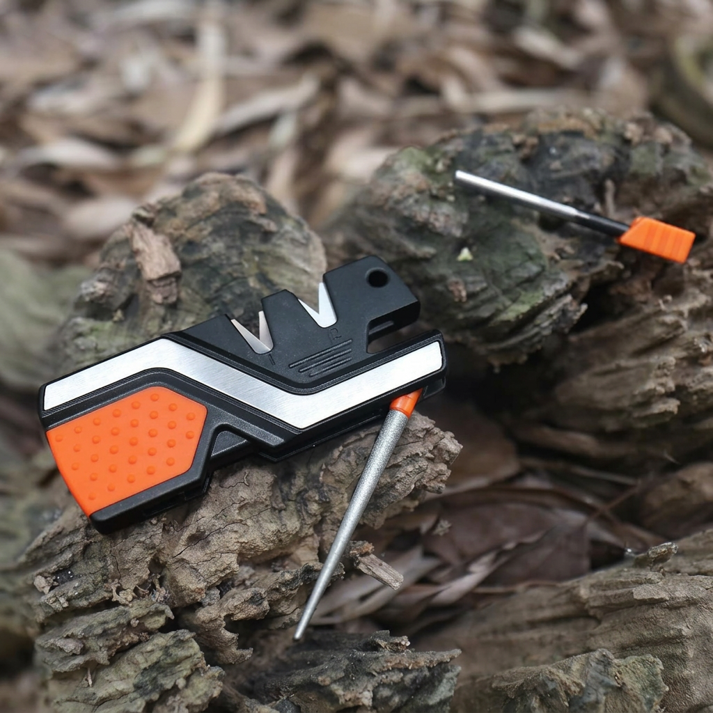 Outdoor accessory with built-in whistle