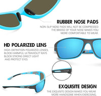 Outdoor activity sunglasses for fishing driving and sports