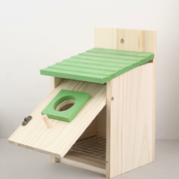 Outdoor Bird Nest House With Hanging Installation Design