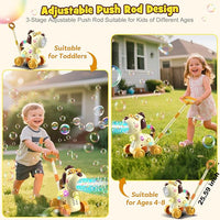 Outdoor bubble game for kids