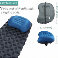  Outdoor camping pillow for neck support and comfort during sleep