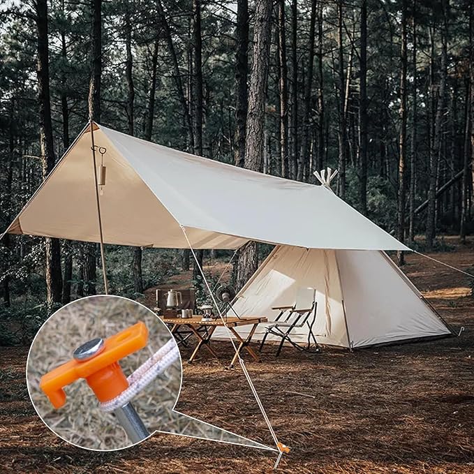 Outdoor camping stakes for hiking backpacking and travel