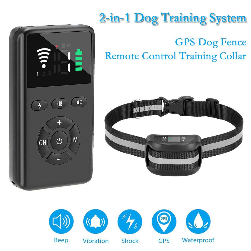 Outdoor Dog Training Accessory with Wireless Collar Design