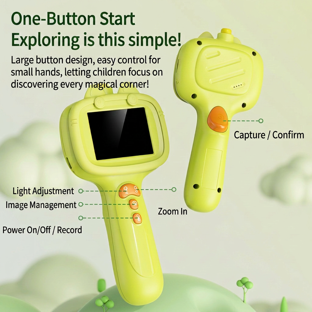 Outdoor exploration camera for kids