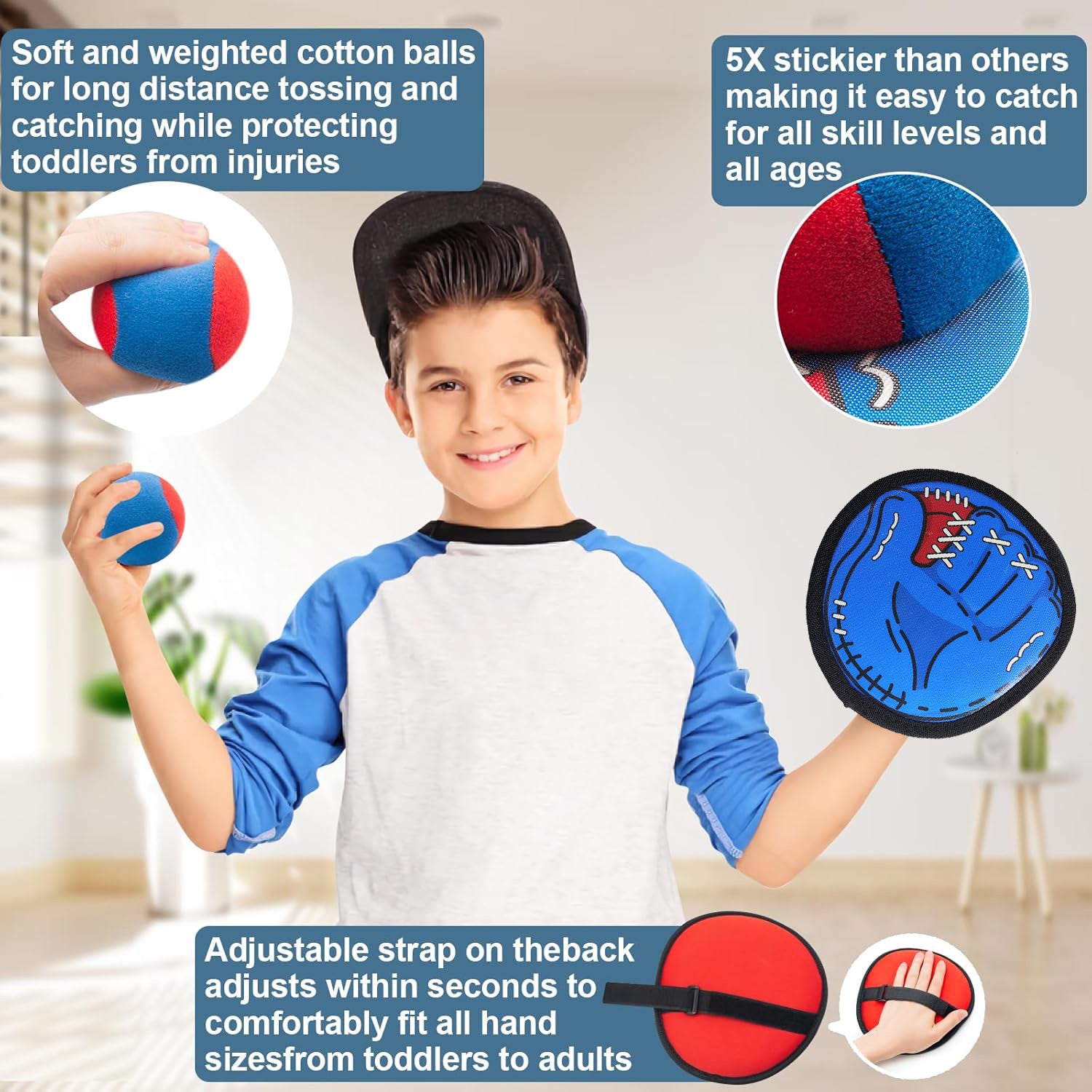 Outdoor family catch ball game for kids