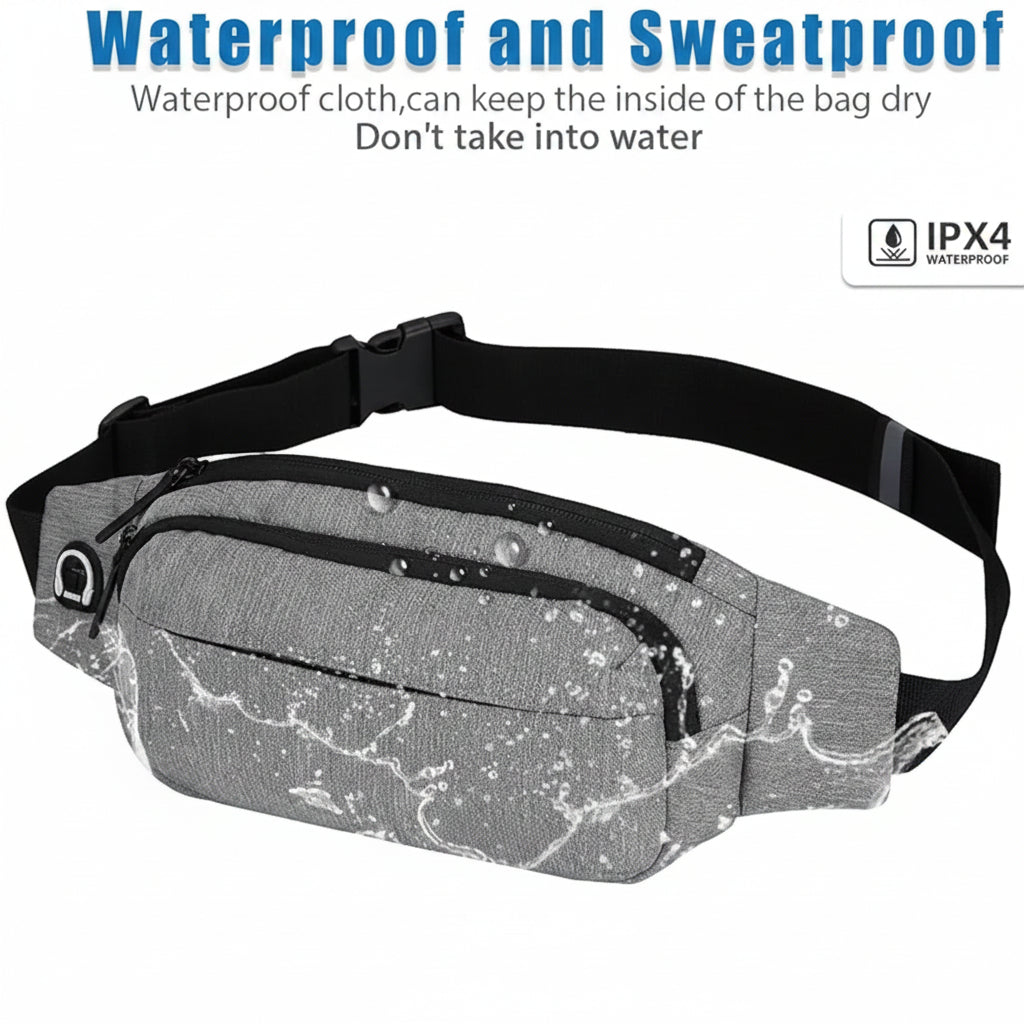 Outdoor fanny pack for walking, dog walking, and daily outings