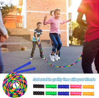 Outdoor fitness jump rope for group and individual exercise