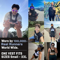 Outdoor fitness vest chest pack for running, cycling, hiking, and active sports