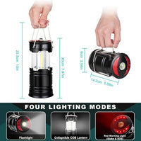 Outdoor LED lantern for hiking and camping trips