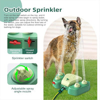Outdoor Pet Water Fountain with Hose Connection Design