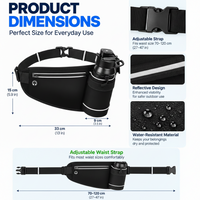 Outdoor phone waist bag with slim design