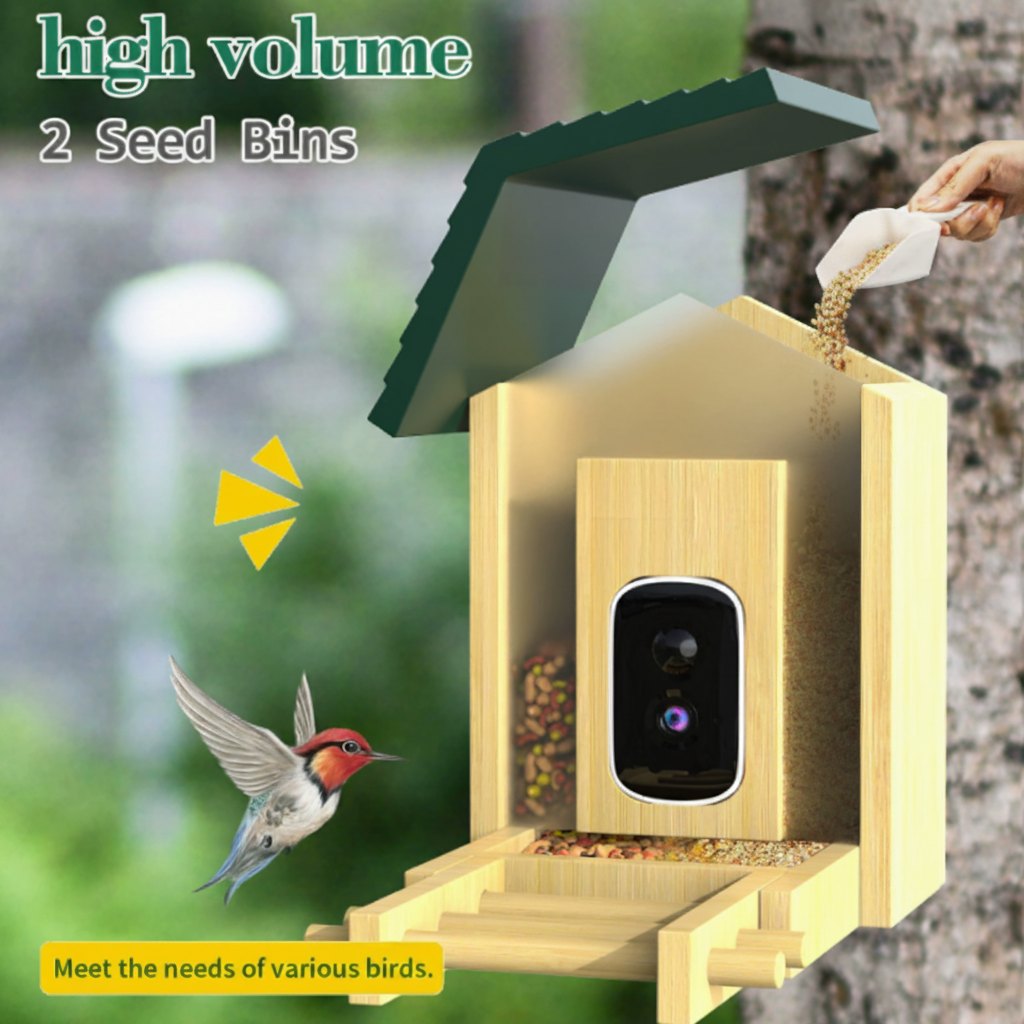 Outdoor Smart Bird Feeder With Camera Function