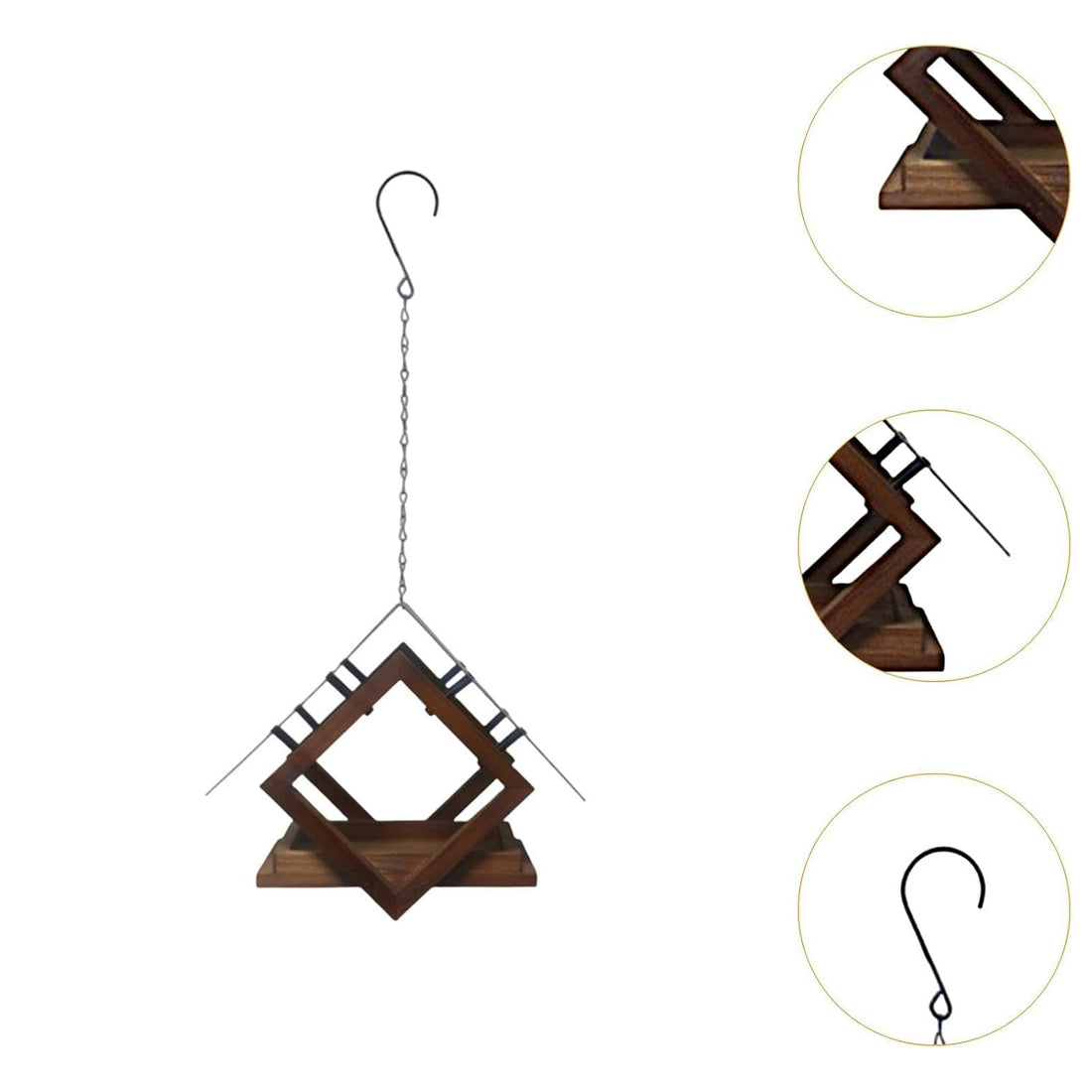 Bird feeder suitable for yard and outdoor spaces