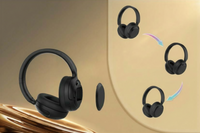Over-ear wireless headphones with soft padded ear cushions for everyday listening