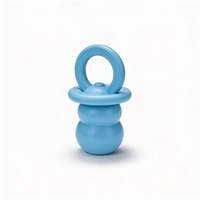 Pacifier-shaped puppy play toy for small dogs