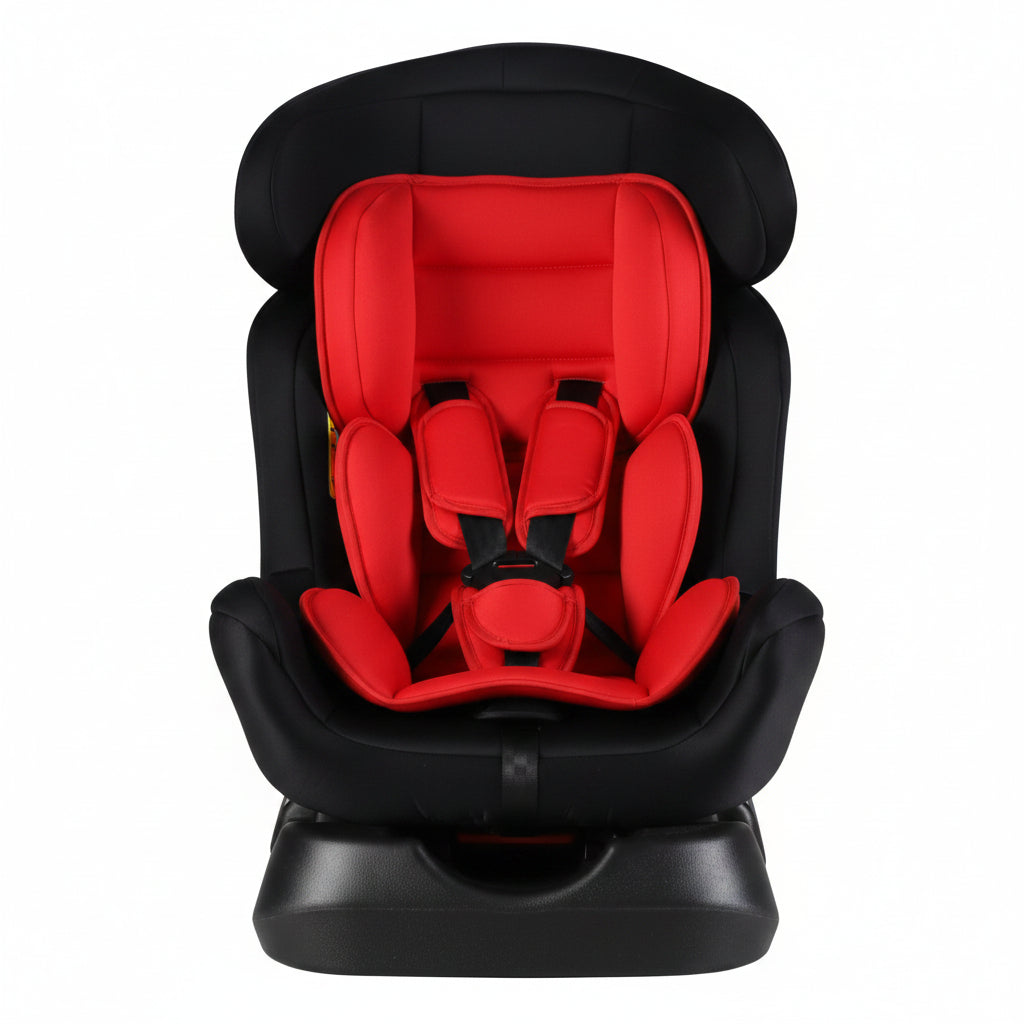Padded baby car seat cushion and head support