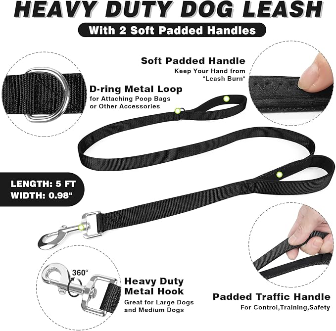 Comfortable Padded Dog Vest Harness With Secure Fit