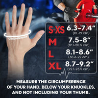 Workout gloves with palm coverage design for gym routines