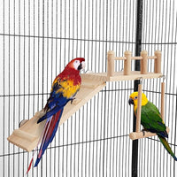 Parakeet Climbing Ladder Swing – Bird Perches Platform for Exercise and Play